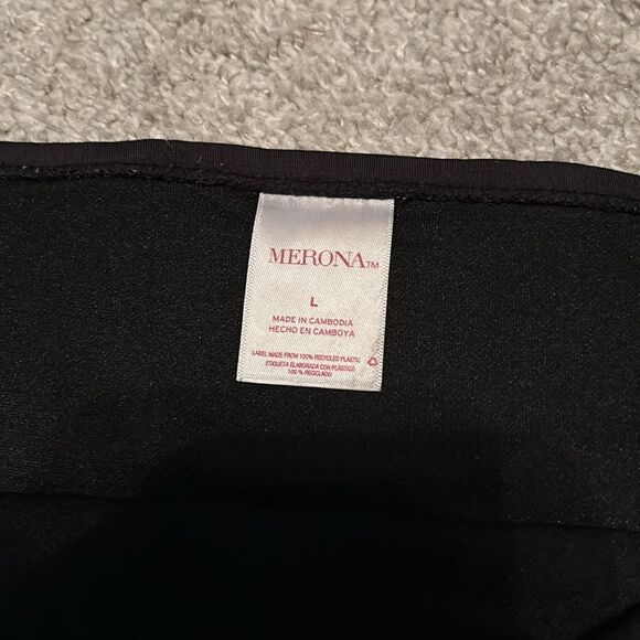 Black bikini xhilaration 16w top great and bottoms merona L - Picture 2 of 5